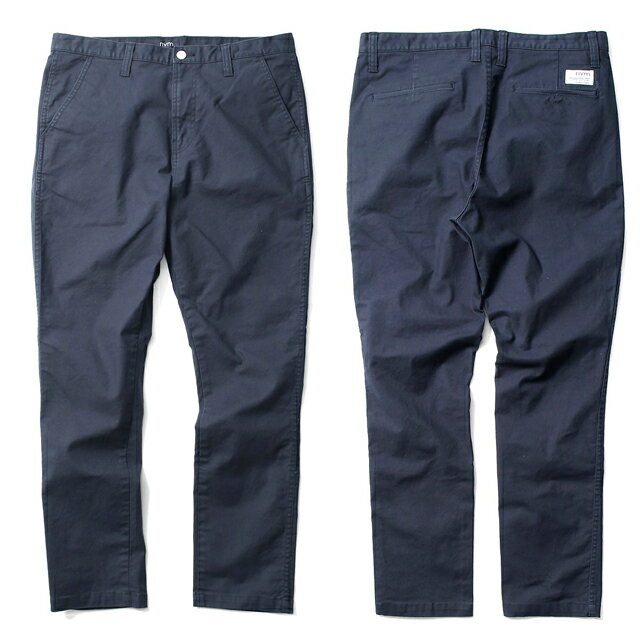 NVM エヌブイエム NVM エヌブイエム チノパンツ メンズ オールシーズン 綿95％ ポリエステル5％ ネイビー M-XLNVM KNICKS PT 2 (NAVY) [NVM17A-PT02]