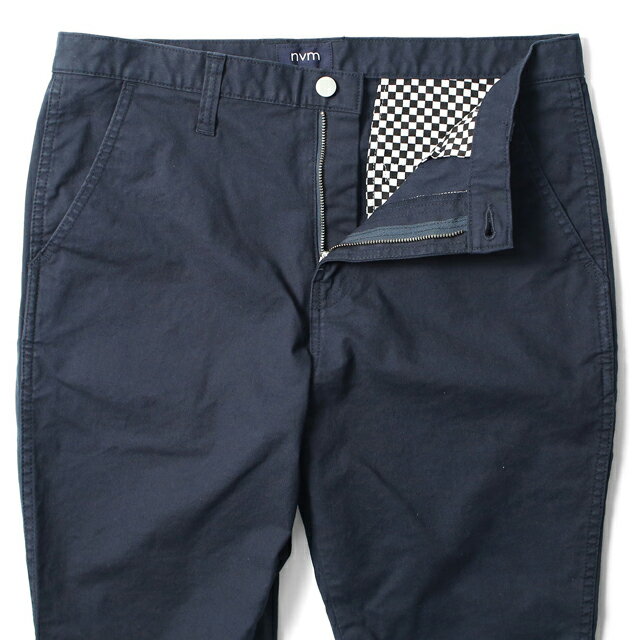NVM エヌブイエム NVM エヌブイエム チノパンツ メンズ オールシーズン 綿95％ ポリエステル5％ ネイビー M-XLNVM KNICKS PT 2 (NAVY) [NVM17A-PT02]