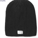 SALE セール 50%OFF NVM エヌブイエム ニットキャップ ビーニー メンズ 秋冬用 ブラック NVM RELAX BEANIE (BLACK) [N...
