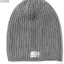 楽天clinkNVM エヌブイエム NVM RELAX BEANIE （GRAY） [NVM17S-CP01] メンズ ニットキャップ ビーニー