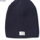 SALE セール 50%OFF NVM エヌブイエム ニットキャップ ビーニー メンズ 秋冬用 ネイビー NVM RELAX BEANIE (NAVY) [NV...