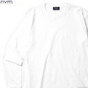 NVM エヌブイエム NVM NEVERMIND LST (WHITE) NVM18S-TE01 メンズ Tシャツ 長袖 ホワイト ロンT