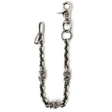 【PEANUTS & COMPANY/ピーナッツアンドカンパニー】PEANUTS & CO. BULL WALLET CHAIN (SILVER+W.DIAMOND)