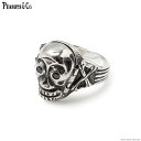 PEANUTS&COMPANY s[ibcAhJpj[ PEANUTS & CO. SKULL POISON RING -ZIRCONIA- (BLACK) Y ANZT[ O s[ibcJpj[