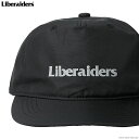 LIBERAIDERS リベレイダーズ LIBERAIDERS REFLECTIVE OG LOGO CAP (BLACK) #76904 メンズ ヘッドギア キャップ ブラック