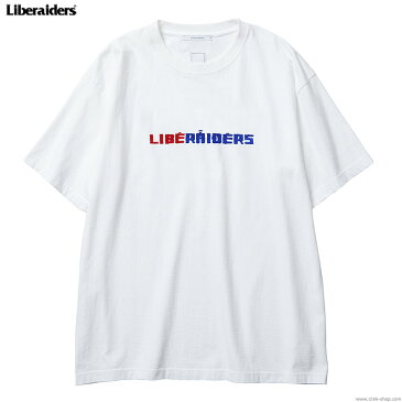 【LIBERAIDERS】 リベレイダーズ LIBERAIDERS EMBROIDERY TEE (WHITE) #75603 メンズ Tシャツ 半袖