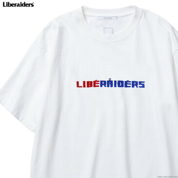 【LIBERAIDERS】 リベレイダーズ LIBERAIDERS EMBROIDERY TEE (WHITE) #75603 メンズ Tシャツ 半袖