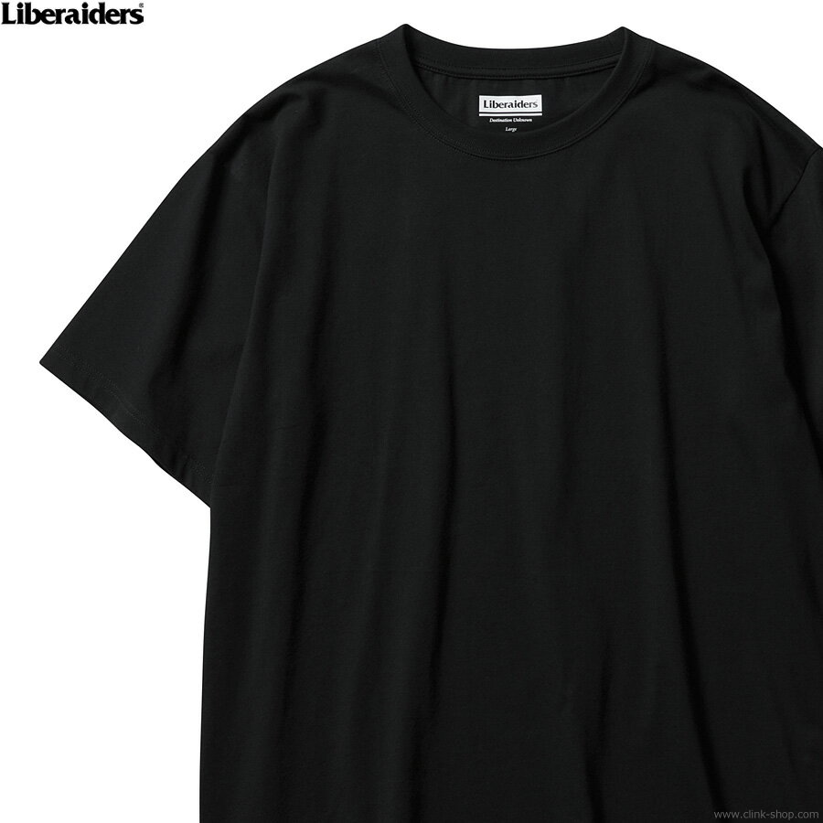 LIBERAIDERS リベレイダーズ LIBERAIDERS 2 PACK TEE (BLACK) #70618 メンズ Tシャツ 半袖 2パック 高級糸