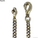 PEANUTS&COMPANY ピーナッツアンドカンパニー ウォレットチェーン ブラス 真鍮 PEANUTS & CO. HORSE WALLET CHAIN ...