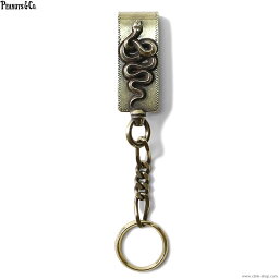 PEANUTS&COMPANY ピーナッツアンドカンパニー PEANUTS & CO. SNAKE CLIP TYPE KEYCHAIN (BRASS) メンズ アクセサリー キーチェーン ピーナッツカンパニー