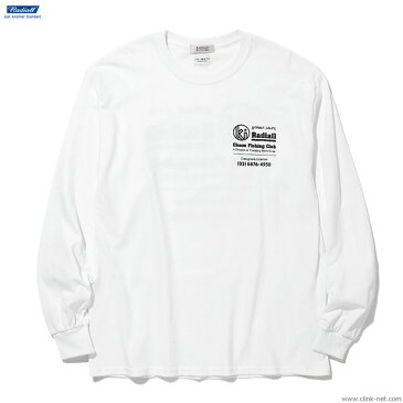 【RADIALL】 ラディアル RADIALL GOLDEN HOURS - CREW NECK T-SHIRT L/S (WHITE) メンズ Tシャツ 長袖 ホワイト