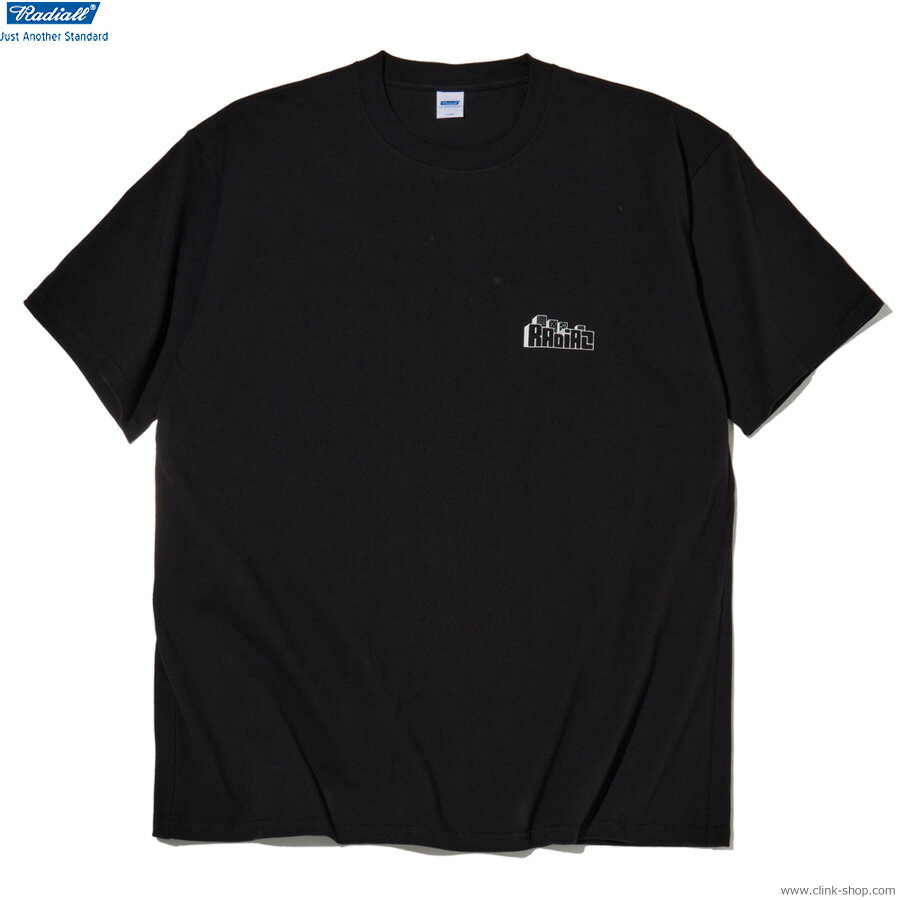 SALE セール 30％OFF RADIALL ラディアル 半袖Tシャツ メンズ オールシーズン 綿100％ ブラック M-XL RADIALL CRADLE - CREW NECK T-SHIRT S/S (BLACK) [RAD-25SS-TEE006] TEE ボックスシルエット