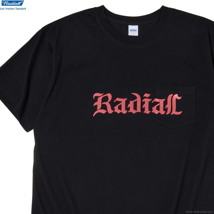 Rakuten - SALE セール 30％OFF RADIALL ラディアル 半袖Tシャツ メンズ オールシーズン 綿100％ ブラック M-XL RADIALL OE - CREW NECK T-SHIRT S/S (BLACK) [RAD-25SS-TEE008] TEE ポケット