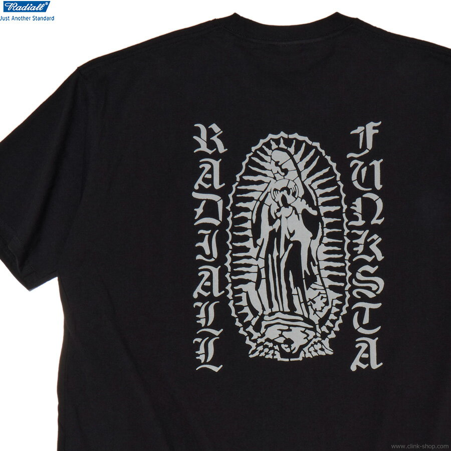 RADIALL ラディアル 半袖Tシャツ メンズ オールシーズン 綿100％ ブラック M-XL RADIALL CHARMS - CREW NECK T-SHIRT S/S (BLACK) [RAD-25SS-TEE016] TEE ボックスシルエット