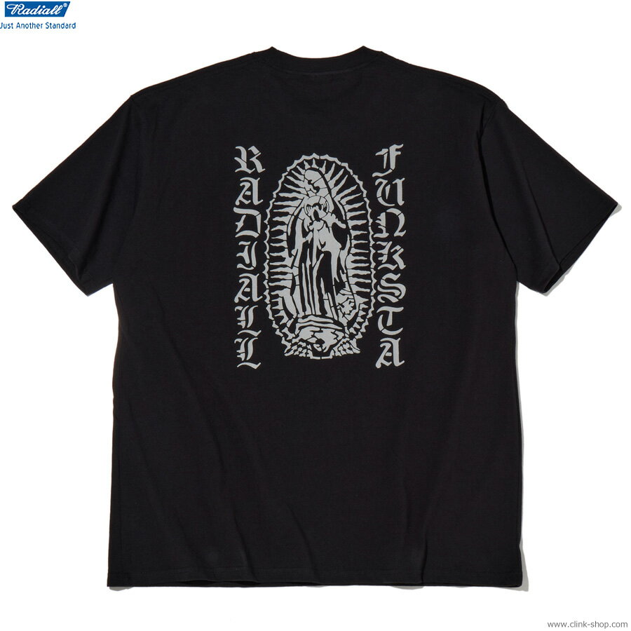 RADIALL ラディアル 半袖Tシャツ メンズ オールシーズン 綿100％ ブラック M-XL RADIALL CHARMS - CREW NECK T-SHIRT S/S (BLACK) [RAD-25SS-TEE016] TEE ボックスシルエット