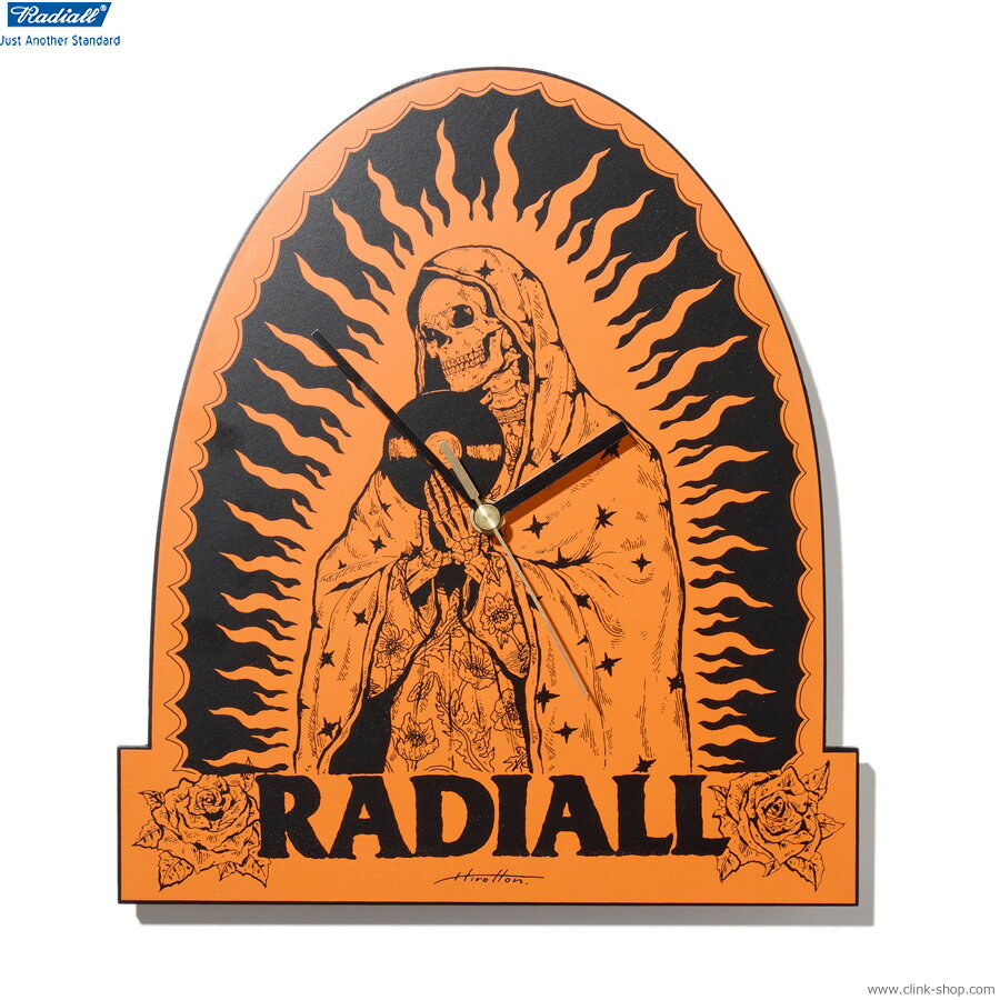 2026年初売り限定アイテム RADIALL ラディアル 時計 オレンジ RADIALL GUIDANCE - WALL CLOCK [RAD-26N..