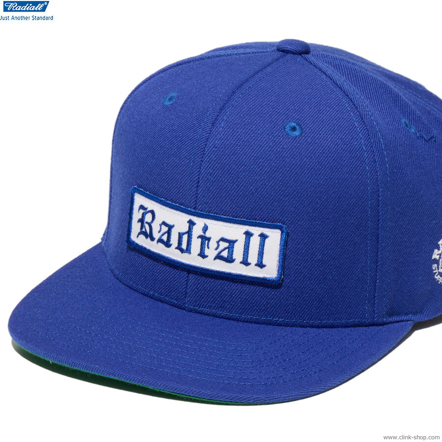 Rakuten - RADIALL ラディアル キャップ メンズ オールシーズン アクリル80％ ウール20％ ブルー RADIALL VOC - BASEBALL CAP (ROYAL BLUE) [RAD-26SS-HAT002] スナップバック 帽子 ヘッドギア
