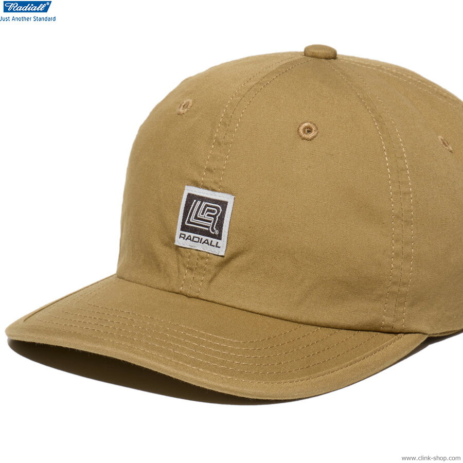 Rakuten - RADIALL ラディアル キャップ メンズ オールシーズン 綿100％ カーキ RADIALL CLAN - BASEBALL LOW CAP (MIL KHAKI) [RAD-26SS-HAT005] ミリタリーコットンポプリン 帽子 ヘッドギア
