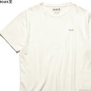ROARK REVIVAL ロアーク リバイバル ROARK REVIVAL HEMPCOTTON H/W TEE (WHITE) メンズ Tシャツ 半袖 ヘンプ
