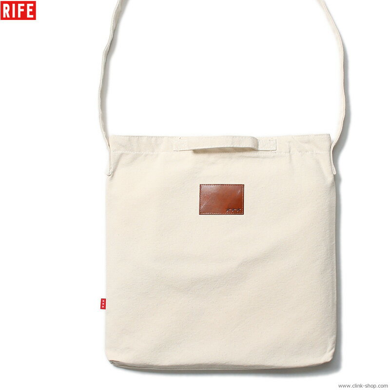 RIFE ライフ サコッシュ メンズ ナチュラル RIFE HEAVYCANVAS 2WAY SACOCHE (NATURAL) エコバック