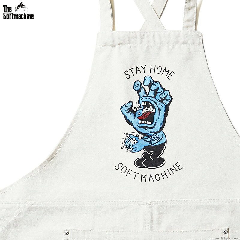 SOFTMACHINE ソフトマシーン SOFTMACHINE STAY HOME APRON (WHITE) エプロン