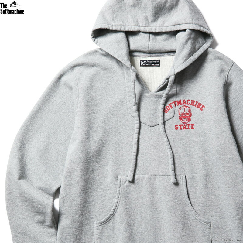SOFTMACHINE ソフトマシーン SOFTMACHINE DROP OUT HOODED (GRAY) メンズ パーカー プルオーバー セットアップ グレイのサムネイル