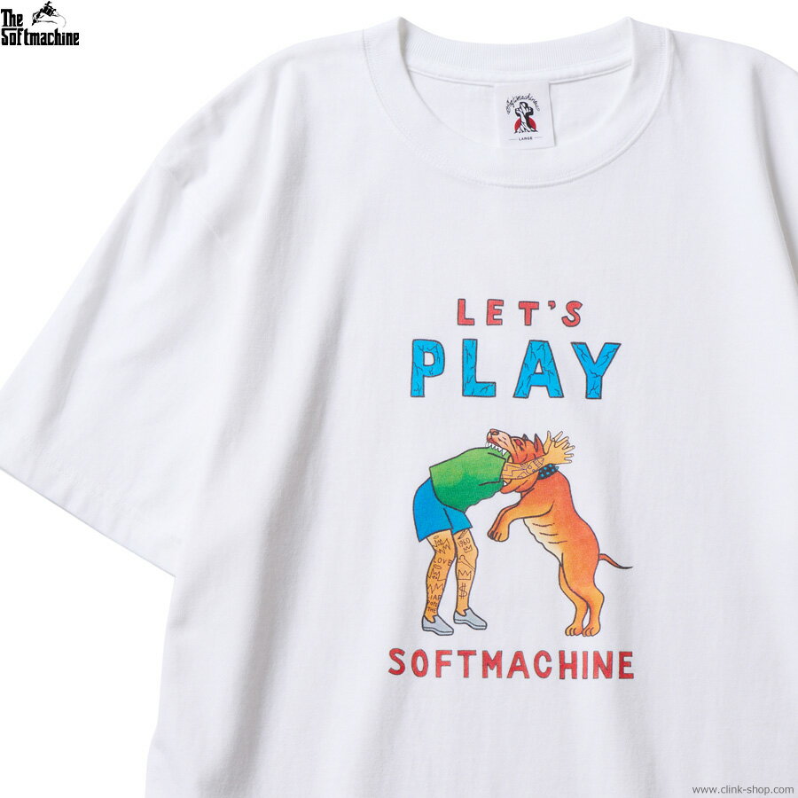 Rakuten - SOFTMACHINE ソフトマシーン 半袖Tシャツ メンズ オールシーズン 綿100％ ホワイト M-XL SOFTMACHINE BESTIE-T (WHITE) タトゥーデザイン TEE
