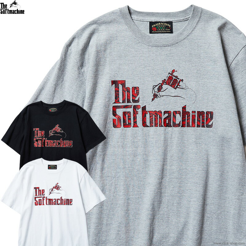 SALE セール 40％OFF SOFTMACHINE ソフトマシーン SOFTMACHINE ROSE FILL GOD-T メンズ 半袖Tシャツ TATTOO タトゥー 20周年のサムネイル