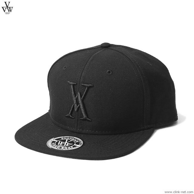 VIRGO VG LOGO CAP (BLACK×BLACK) [VG-GD-371] ヴァルゴ キャップ ブラック