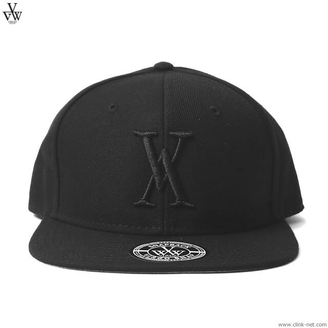 VIRGO VG LOGO CAP (BLACK×BLACK) [VG-GD-371] ヴァルゴ キャップ ブラック