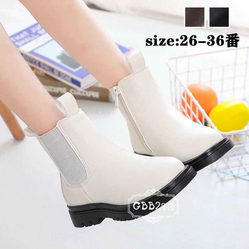 【50%OFFクーポン】ショートブーツ 子供靴 女の子 子供用 秋冬 ブーツ こども 可愛い カジュアル コンクール 発表会 結婚式 卒園式 卒業式 入学式 ホワイト ブラウン ブラック 子供靴 小学生 中学生 キッズ