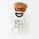 \期間限定 ★50%OFF&P10倍で1,599円!8/24まで/Tシャツ キッズ 男の子 女の子 ベビー服 tシャツ 綿 カットソー 夏服 ユニセックス 子ども服 赤ちゃん お着替え おしゃれ 可愛い 幼稚園 保育園 73cm 80cm 90cm 100cm 誕生日 プレゼント シンプル 送料無料 コットン