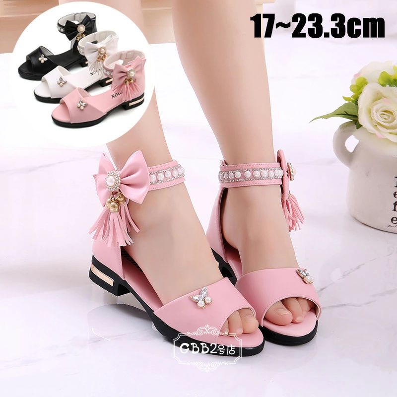 【コスパ最高】サンダル キッズ 女の子 フォーマル靴 ハイヒール リボン付き 滑り止め ソフトの底 プリンセスシューズ フォーマル 子ども靴 女の子 姫系 おしゃれ 可愛い コンクール ダンス公演 発表会 フォーマルシューズ お姫様靴 子供サンダル 夏物