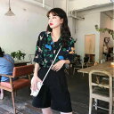 【コスパ最高】アロハシャツ レディース トップス 夏 シャツ ブラウス ハワイシャツ 日焼け止め服 半袖 花柄 薄手 ゆったり ビーチ リゾート 2021 新作 総柄 シンプル 開襟