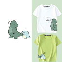 【コスパ最高】Tシャツ 親子お揃い 夏 半袖 親子ペアルック 親子でつながる 恐竜 夏 ホワイト イエロー ブラック 可愛い ママとお揃い リンクコーデ 新作
