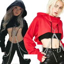 【コスパ最高】トップス へそ出し パーカ 長袖 無地 パーカー ヒップホップ ジャズダンス ハロウィン レディース無地 原宿 ダンス衣装