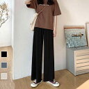 【コスパ最高】ワイドパンツ 夏物 レディース イージーパンツ ロングパンツ 9分丈パンツ ウエストゴム 送料無料 ガウチョ 薄手 サマーパンツ