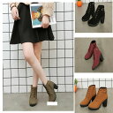 \期間限定 ★50%OFF&P10倍で2,152円!8/24まで/レディース ショートブーツ ヒール 編み上げ 美脚 ブーティ 秋冬 レディース アンクル シューズ 靴 ブーツ