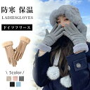 \期間限定 ★50%OFF&P10倍で1,638円!8/24まで/手袋 レディース 暖かい 防寒 防風 保温 裏起毛 大人可愛い かわいい おしゃれ 秋 冬 通勤 通学 ランニング 自転車 スマホ対応
