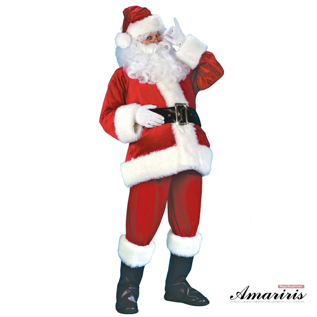 【コスパ最高！期間5倍積分！11/17まで】サンタクロース cosplay 衣装 男性 サンタ コスプレ クリスマ..
