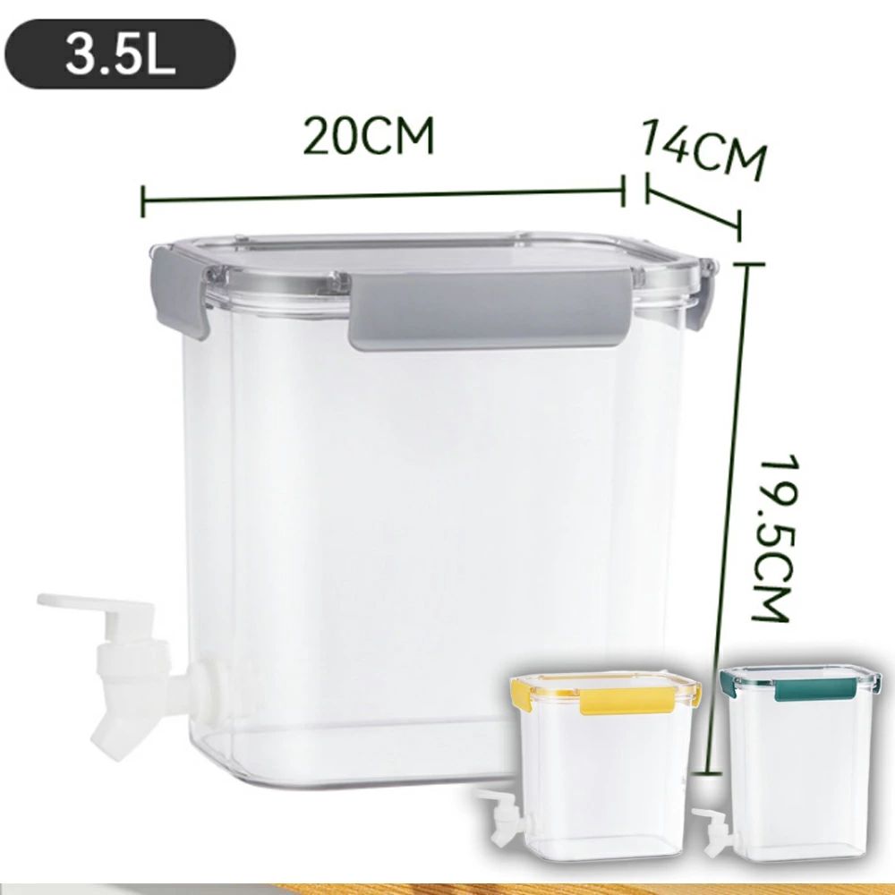 【3300円→実質3234円 P2利用! 11/27 01:59迄】冷水筒 蛇口付き 大容量 3.5L 耐熱 耐冷 麦茶ポット 冷水..