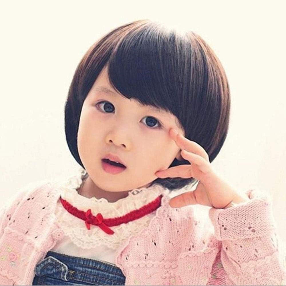 【2460円→実質2214円 P10利用! 11/19 23:59迄】子供用 ウィッグ ショート 女の子 ぱっつ ふわふわ コスチューム キッズ フルウィッグ ショートボブ 仮装 記念写真 発表会 自然 ネット付き 耐熱 蒸れない 前髪 かつら ハロウィン コスプレ