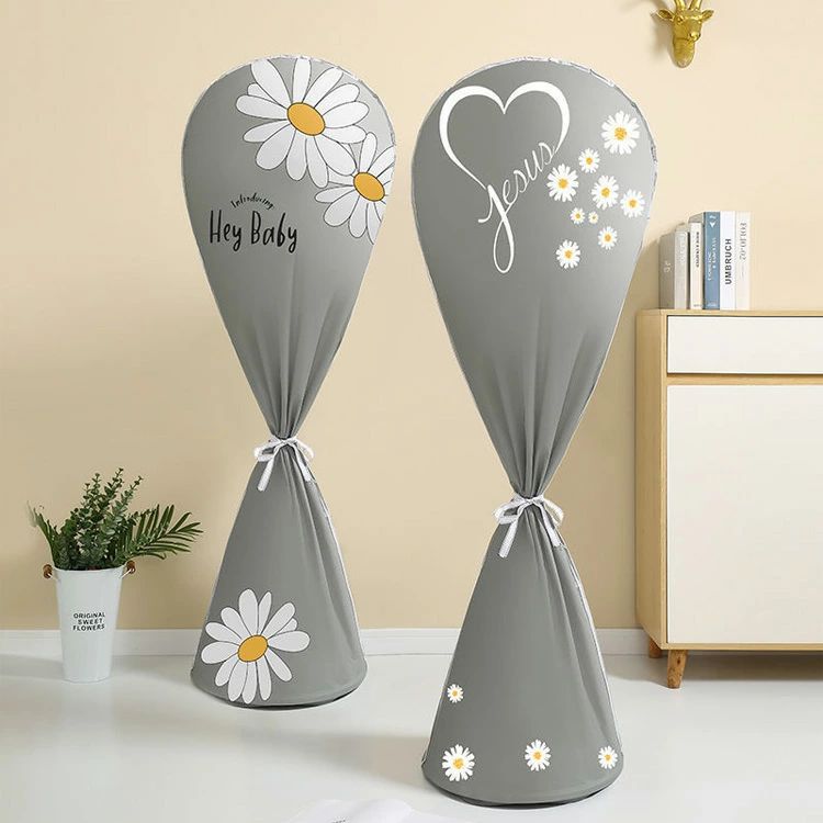 【1380円→実質1352円 P2利用! 11/27 01:59迄】扇風機カバー 148x60cm ファンカバー 扇風機収納カバー ..