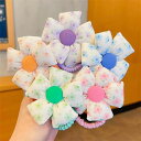姫系 子供用ヘアゴム 花柄シュシュ 子供使える 髪ゴム マカロンカラー アクセサリーパーツ 柔らかい プリンセス お姫様 幼児 幼稚園ギフト マカロン ベビーヘアゴム キッズ 女の子 髪飾り ヘアゴム 子供用 INS 可愛い キッズ