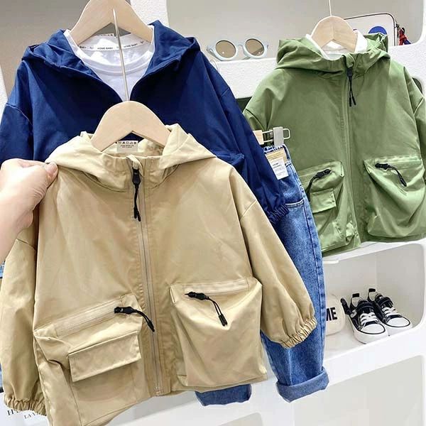 【3280円→実質3214円 P2!】ジャケット キッズ 子供服 男の子 女の子 アウター パーカー フード付き 子ども服 スプリングコート ジュニア トップス 上着 おしゃれ 可愛い 入学 入園 幼稚園 小学生 150cm 140 130 120 110 100 誕生日 トレンチコート