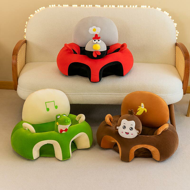 【6080円→実質5958円 P2利用! 11/27 01:59迄】ベビーソファー 座りチェア 子供 動物 赤ちゃん 滑り止め 可愛い 3・36か月 キッズ 子...