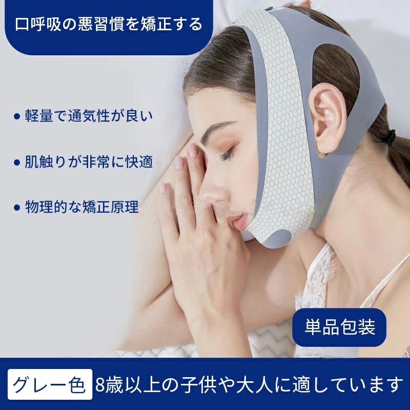 【1537円→実質1506円 P2利用! 11/27 01:59迄】いびき防止ベルト 顎固定いびき防止グッズ 鼾防止グッズ 顎固定サポーターい いびき 対策ベルト 快眠 通気 男女兼用 調節可能 (三角タイプ) いびき防止装置 大人向け 子供用