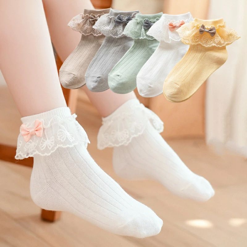 【1140円→実質1117円 P2!】子供用靴下 フォーマルソックス 子供ドレス 可愛い シンプル 定番ソックス 発表会 入学式 卒業式 レースソックス 女の子 白 フリル リボン