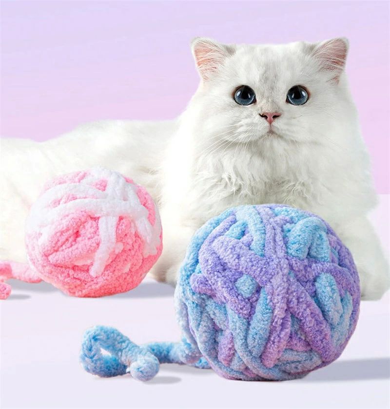 【1580円→実質1548円 P2利用! 11/27 01:59迄】猫のおもちゃ ボール 2個セット 犬 猫 ペット用品 ボール トイ 運動不足 ストレス解消 猫用品 猫 おもちゃ ボール 編み