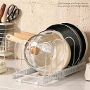 くらし小物屋で買える「【新発売限定記念価格!】フライパンスタンド 鍋蓋 鍋 フライパン ラック 伸縮式 フライパン 鍋 収納 キッチン 収納 引き出し シンク下 収納 伸縮 ラック 30・58cm 調理器具 仕切り コンロ下 ガスコンロ下 収納ラック キッチンラック 鍋 置き」の画像です。価格は2,929円になります。